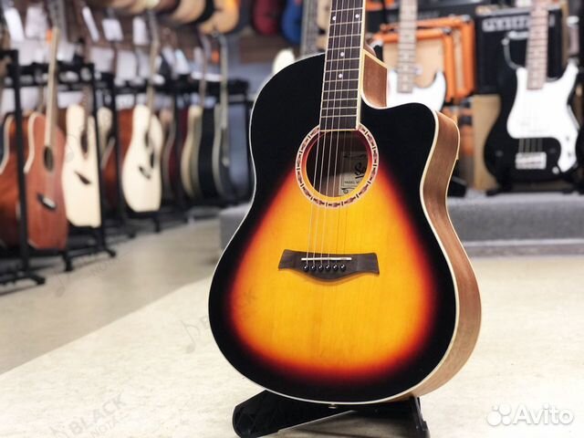 Гитара акустическая с вырезом
