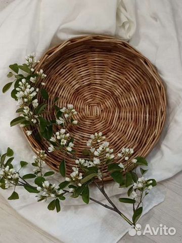 Плетеный поднос