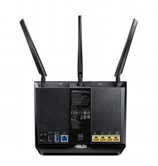 Wi-Fi роутер asus RT-AC68U, AC1900, черный