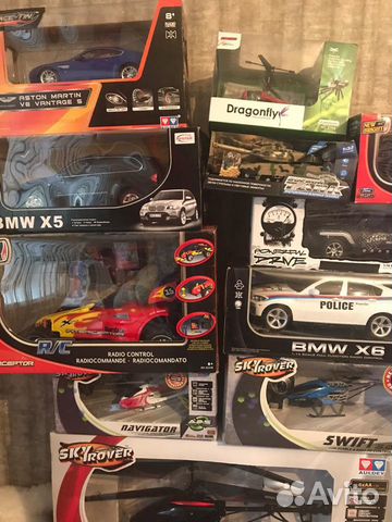 Машинки на пульте фирменные