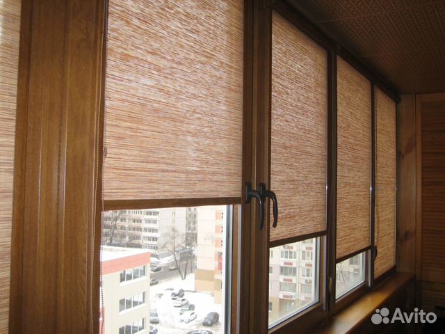 Рулонные шторы на балкон