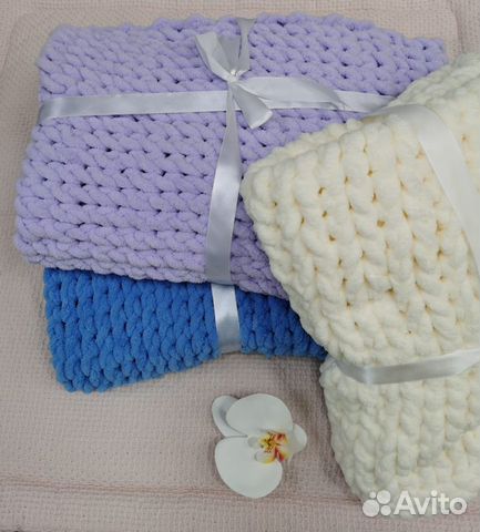 Новые плюшевые пледы в наличии