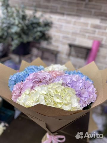 Букет из гортензий