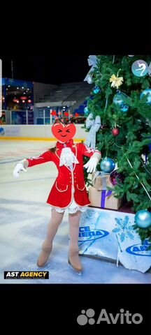 Платье для фигурного катания 134-140