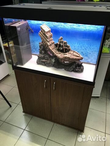 Аквариум 140 литров прямоугольный. Новый. Гарантия