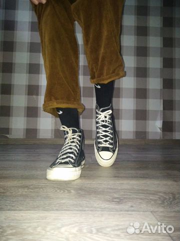 Converse all star chuck 70 чёрные 42