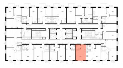 Квартира-студия, 23,3 м², 6/17 эт.