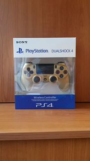 Новый оригинальный джойстик ps4 v2 золотой