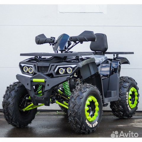 Квадроцикл MotoLand Wild Track 200 Lux (черный)