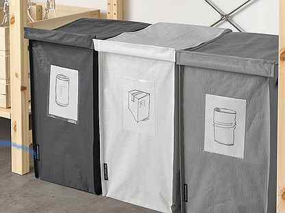 Мешки сумки для сортировки мусора Икеа IKEA