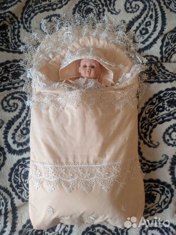 Конверт, одеяло на выписку для девочки