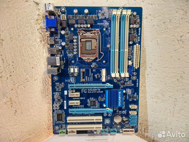 Материнская плата Gigabyte GA-Z77-DS3H: LGA 1155