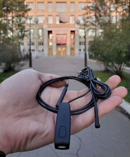 Микронаушники с кнопкой пищалкой