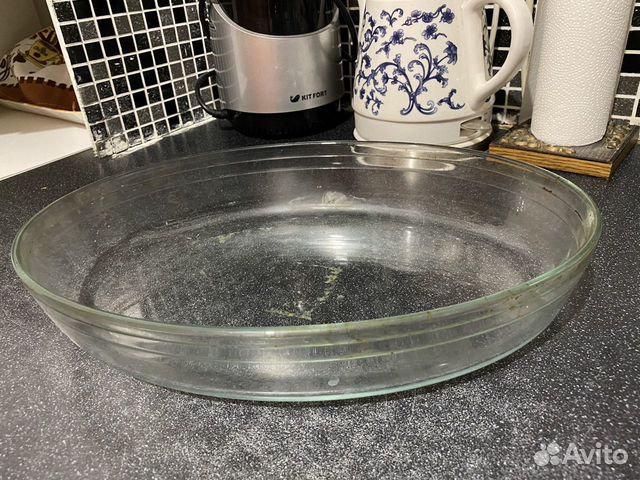 Блюдо стеклянное