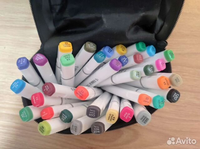 Маркеры для скетчинга 36 штук