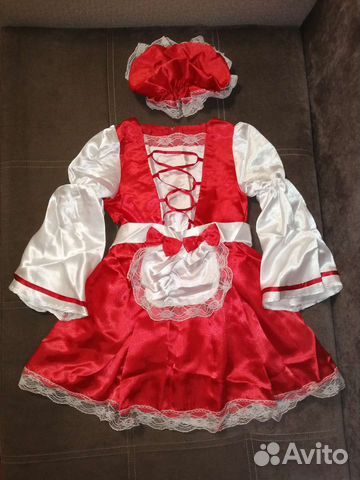 Карнавальный костюм для девочки Красная шапочка