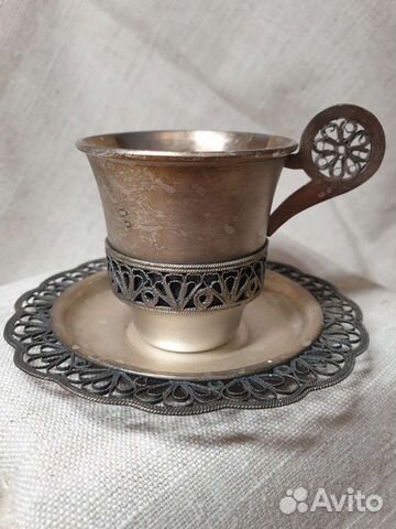 Кружечка с блюдцем