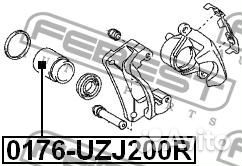 Поршень суппорта торм. заднего toyota land cruiser