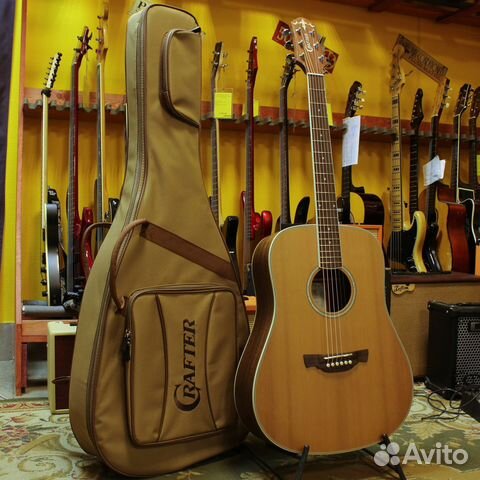 Акустическая гитара Crafter + Аксессуары