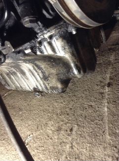 VW T4 2.4D AAB поддон поршня колено форсунки