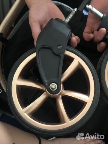 Колесо с вилкой для коляски