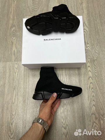 Кроссовки Balenciaga Speed Socks Trainer Black 36