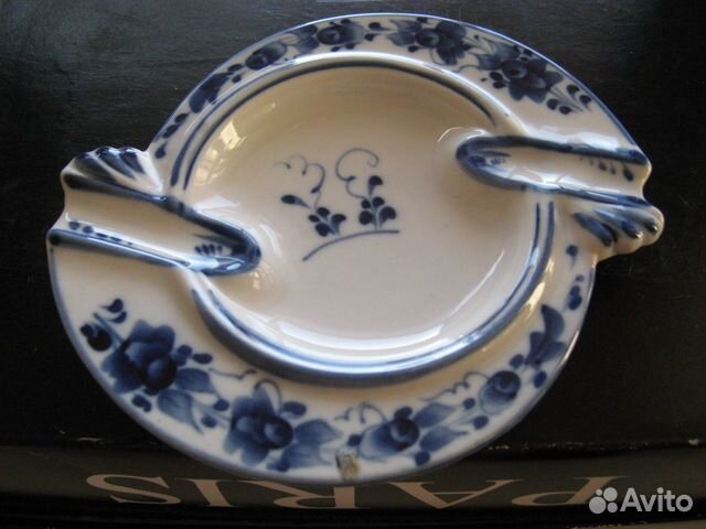 Гжель пепельница конец хх века