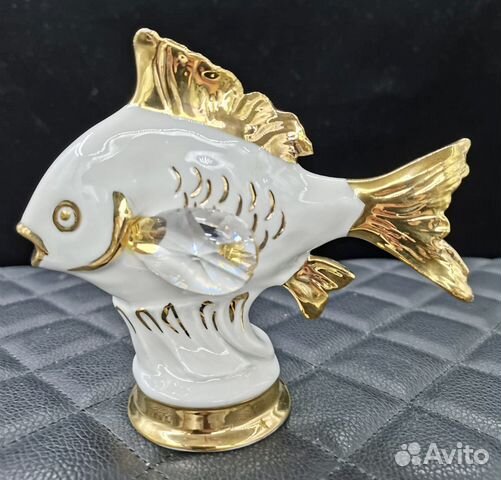Скульптура Рыбка фарфор Италия