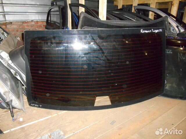 Заднее стекло Renault Logan Рено Логан тонированно