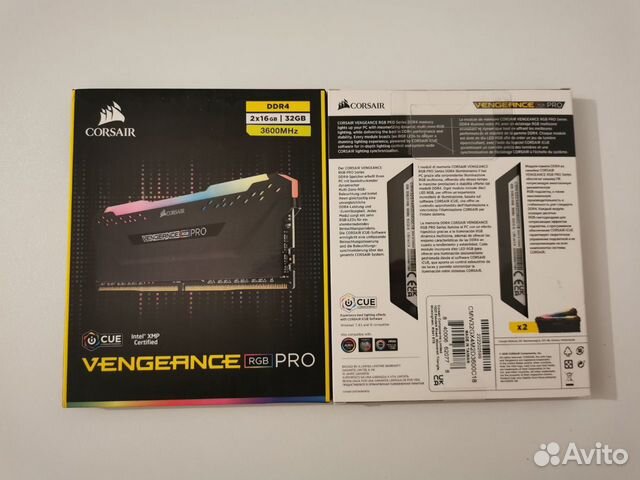 Corsair Vengeance RGB Pro 32GB (2x16GB) 3600 DDR4