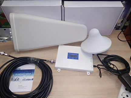 Комплект усиления GSM/3G/4G на 900/1800/2100 мГц