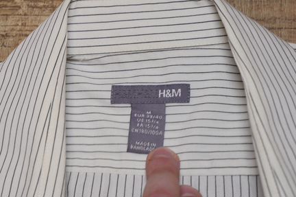 Мужская рубашка с коротким рукавом H&M