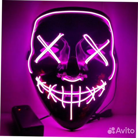 Неоновая маска Судная ночь