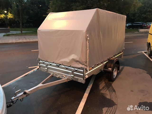 Автоприцеп длиной 3м. С тентом скос