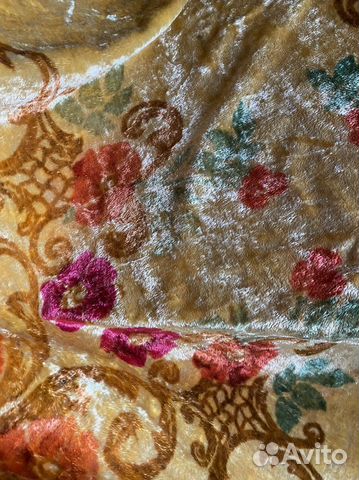 Плюшевая скатерть СССР