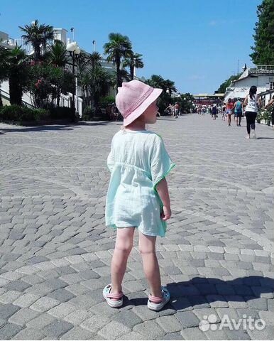 Пляжная туника на 3-4 года