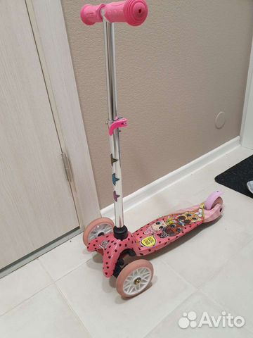 Самокат детский трехколесный бу