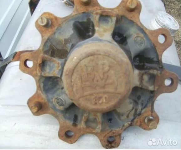 Ступица оси bpw. 54. 272. 09. Ступица bpw 8 шпилек.