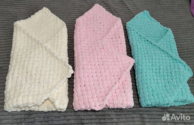 Плед детский плюшевый новый