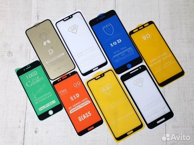Защитные стёкла Samsung Huawei Honor Xiaomi iPhone