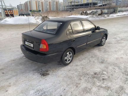 Hyundai Accent 1.6 МТ, 2007, 112 000 км