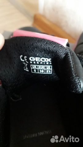 Кроссовки geox 38 размер