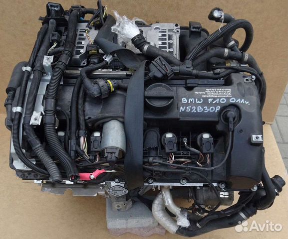 Двигатель N52B30A в сборе E83 4WD пробег 74ткм