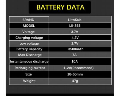 Аккумуляторная батарейка 3500 mAh