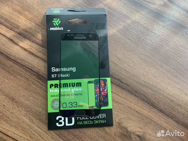 Защитное стекло samsung galaxy s7(black)