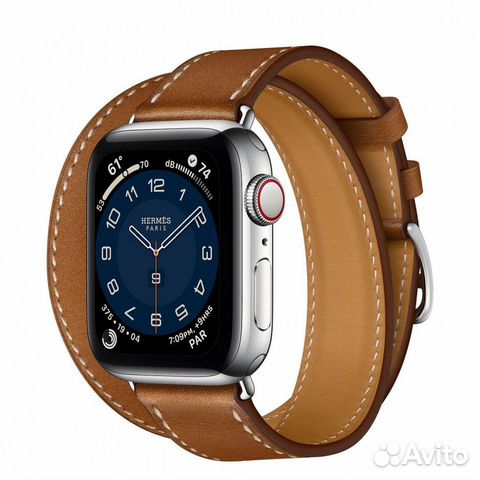 Apple Watch Hermes 41mm Fauve Barenia Double Tour