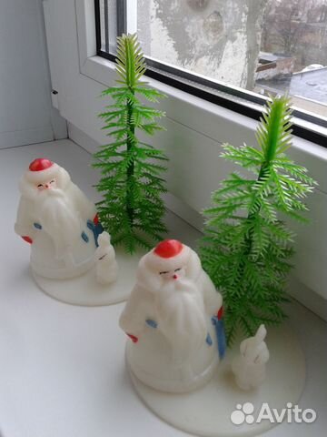 Композиция Дед Мороз с елкой и зайцем