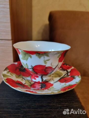 Набор чашек чайных с блюдцем Royal Crown, фарфор