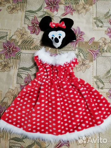 Костюм Микки Мауса (на девочку 5-6 лет)