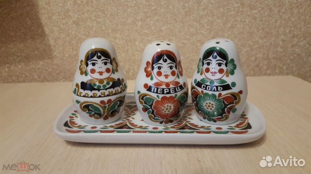 Набор винтажных солонок производство вербилки